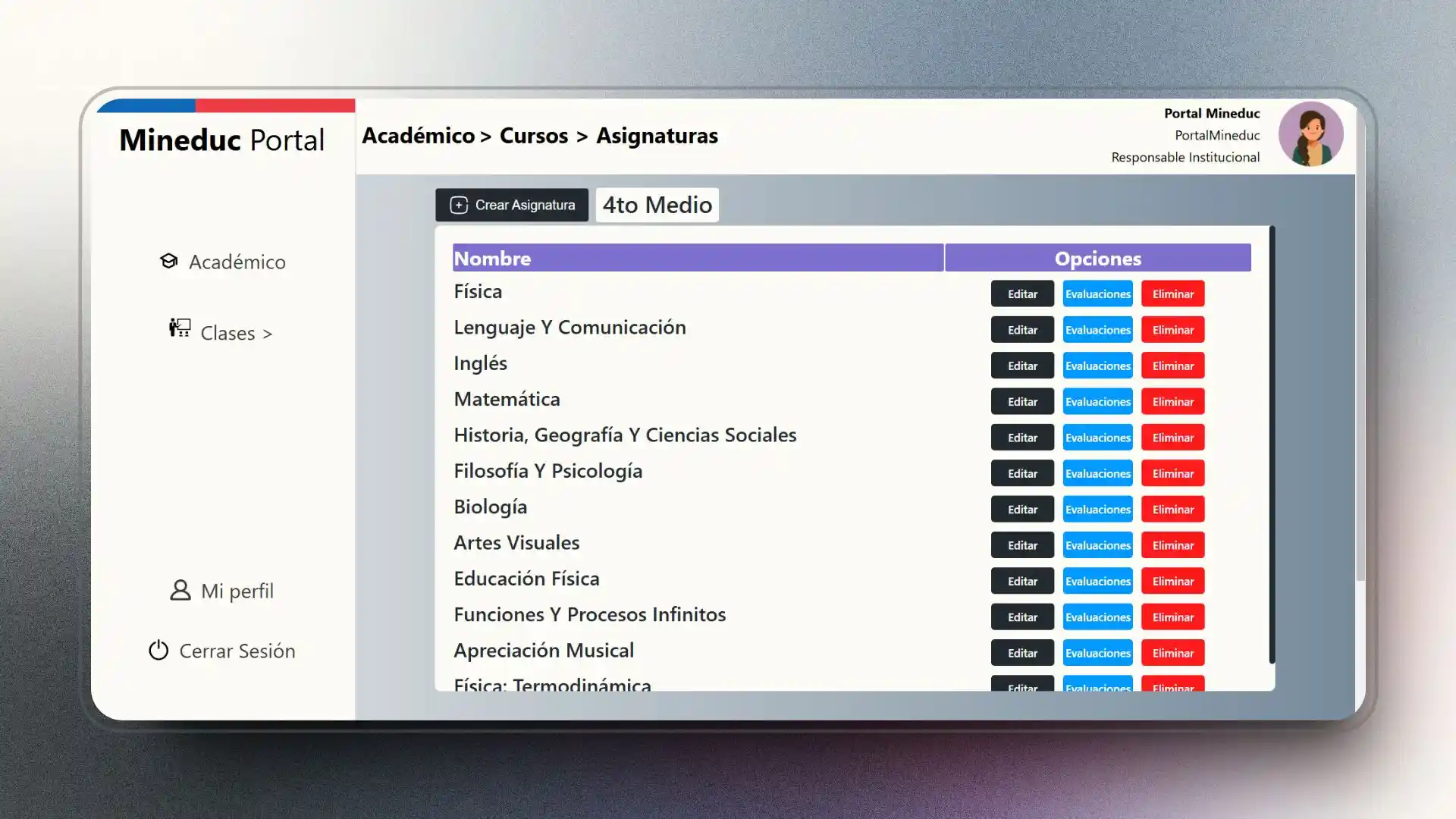 Mineduc Portal Image 5